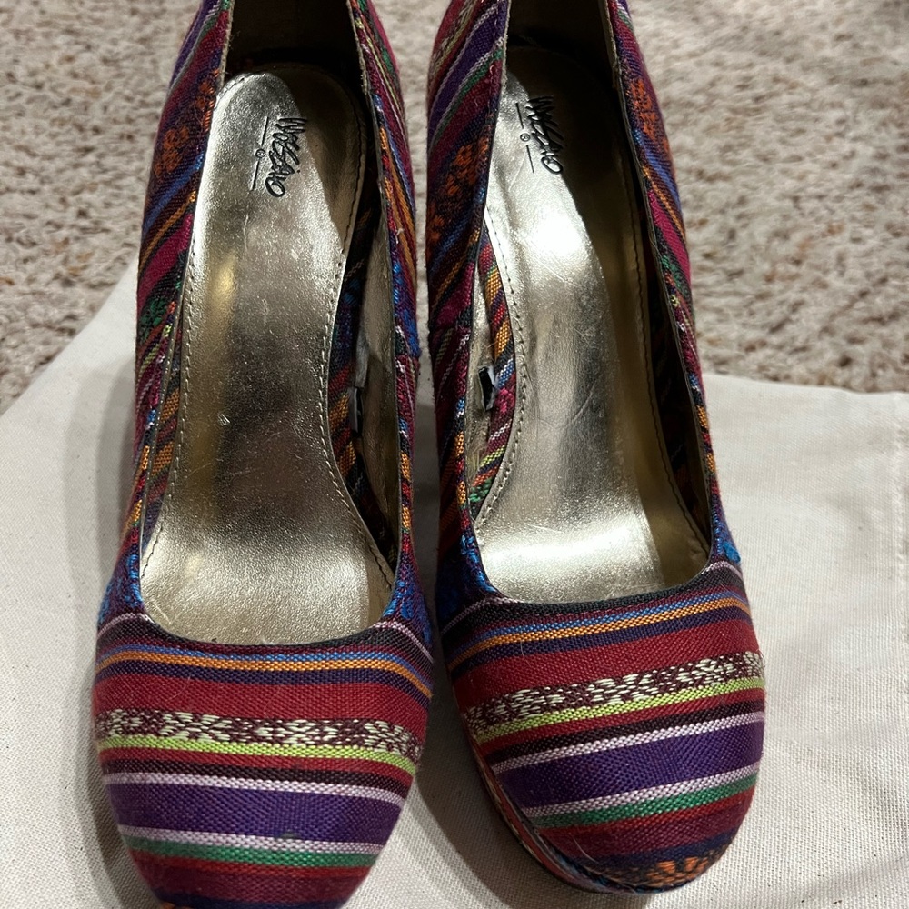 Colorful Mossimo platform heel - Picture 2 of 5